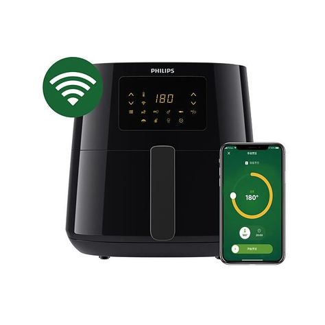 Freidora de Aire XL Philips Conectada HD9280/90 6L Negro-5