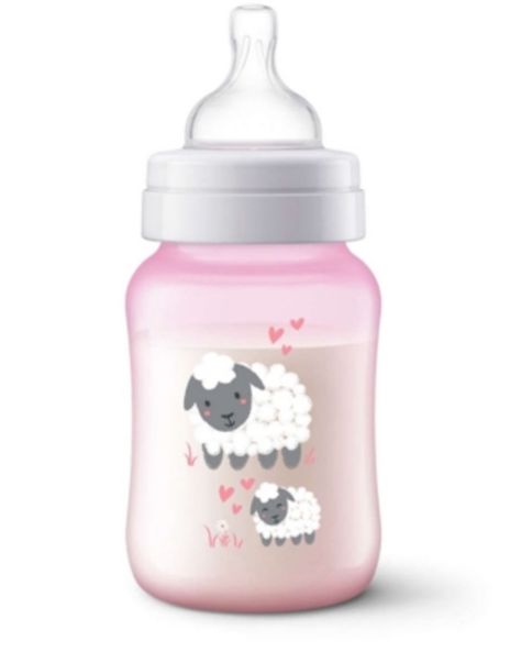 Mamadera Anticolicos Philips Avent SCF821/14 Rosa 1m-0
