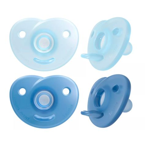 Chupete Soothie 0-3m, x 2, Azul y Azul claro Avent SCF099/21-0