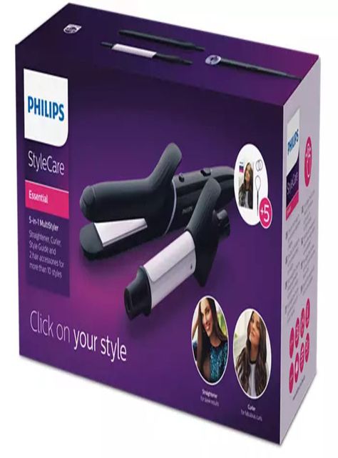 Alisador Rizador Cabello Philips Bhh811/00 Multi Styler-4