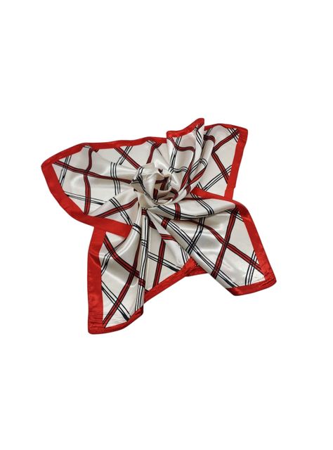 Pañuelo Satinado Mujer Diseño Rayas 60 x 60 cms-0