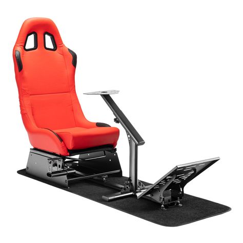 Simulador Gamer Rojo Volante Thrustmaster Fanatec Logitech-2