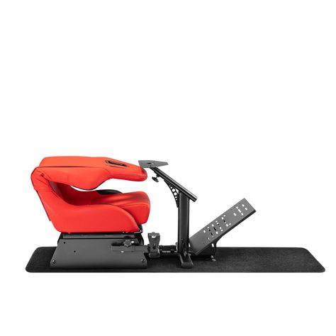 Simulador Gamer Rojo Volante Thrustmaster Fanatec Logitech-6