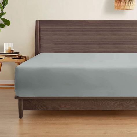Sabanas Bajera Soft Ajustable 1800 Cama King Gris-1