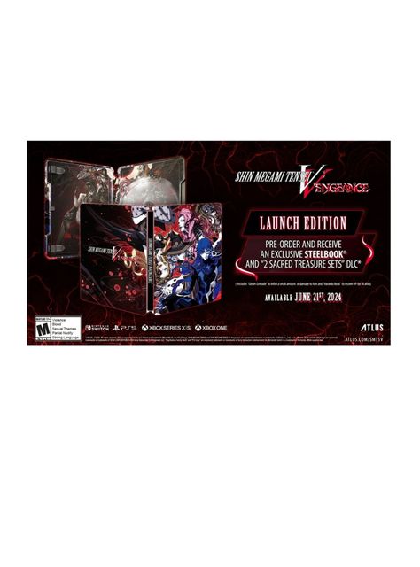 Shin Megami Tensei V Vengeance Steel Book - Playstation 5-1