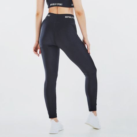 Calza Deportiva California Negro No Publik-2