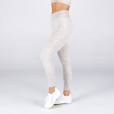 Calza Deportiva Eglantine Serpiente Beige No Publik-2
