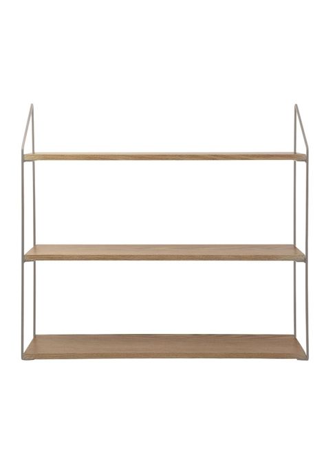 RACK CON 3 ESTANTES 60X15X54CM METAL GRIS-0
