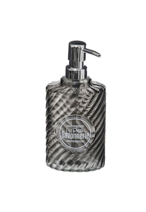 DISPENSADOR DE JABON VIDRIO GRIS-0