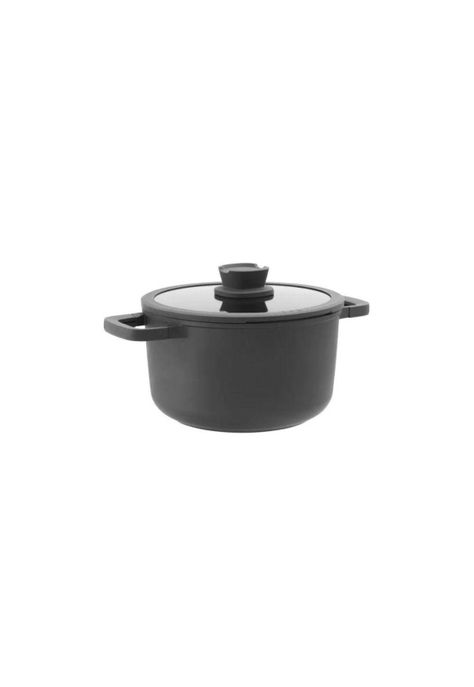 Olla con tapa antiadherente Stone+ 24x14cm-0