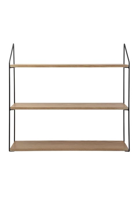 REPISA 3 NIVELES 60X15X54CM METAL BASE MADERA-0