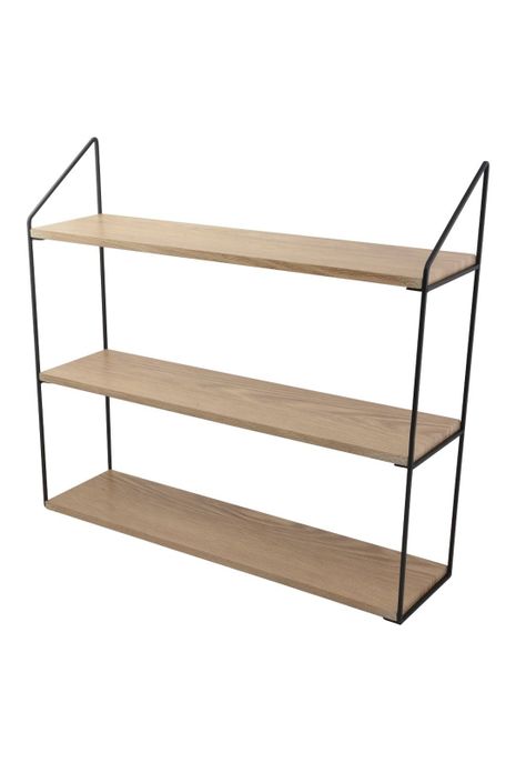 REPISA 3 NIVELES 60X15X54CM METAL BASE MADERA-1