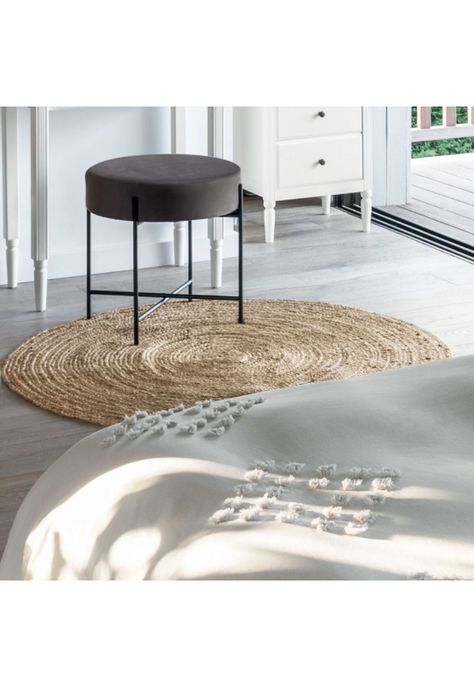Alfombra de yute "Natura" D120cm-1