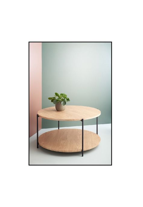MESA LATERAL AUXILIAR 70X35CM MDF METAL-1