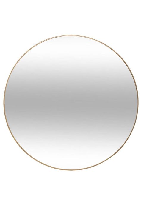 Espejo de metal dorado "Alice" Diametro 76cm-2