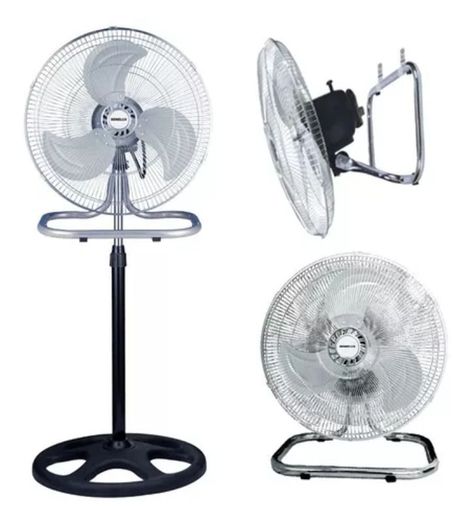 Ventilador Indoor Ventilador De Pie Metalico 2 En 1-0