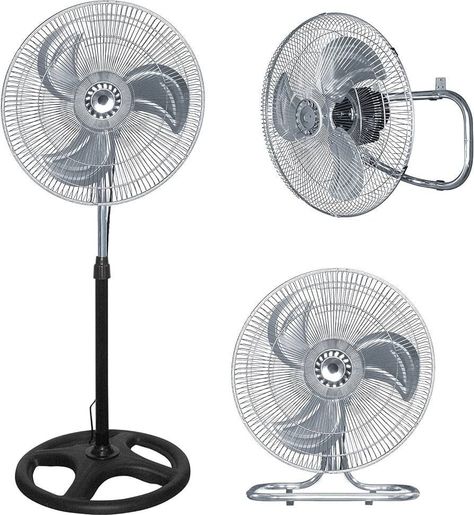 Ventilador Indoor Ventilador De Pie Metalico 2 En 1-1