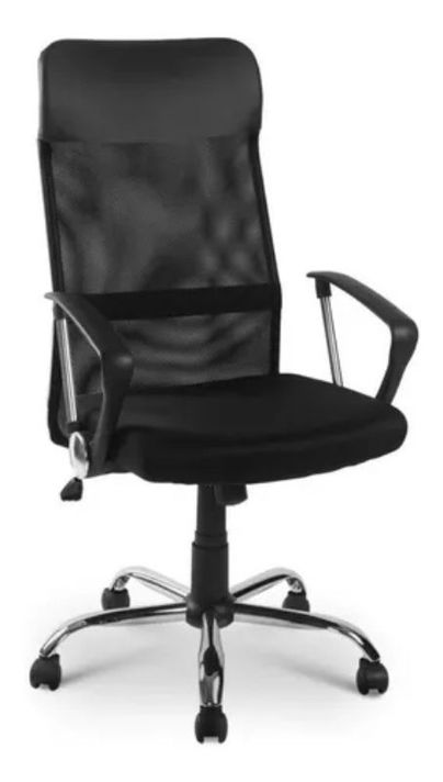 Silla Escritorio Ejecutiva Oficina Color Negro-0