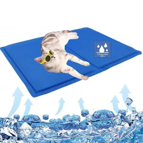 Manta Refrescante Alfombra Para Mascotas Refrigerante Talla M 90x50-1