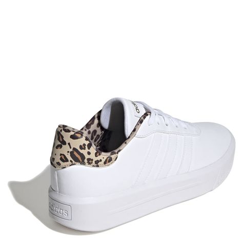 Zapatilla Urbana Court Platform Adidas Mujer Blanco-1