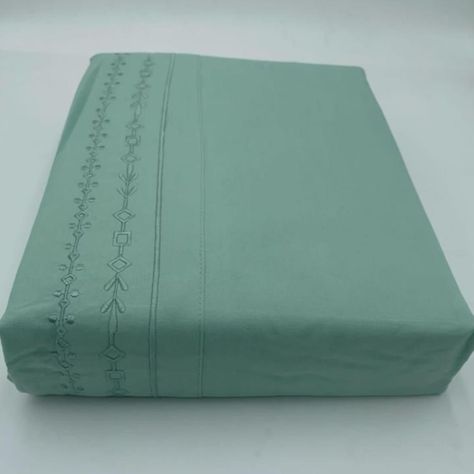juego de sabanas bordadas-verde agua-king-1
