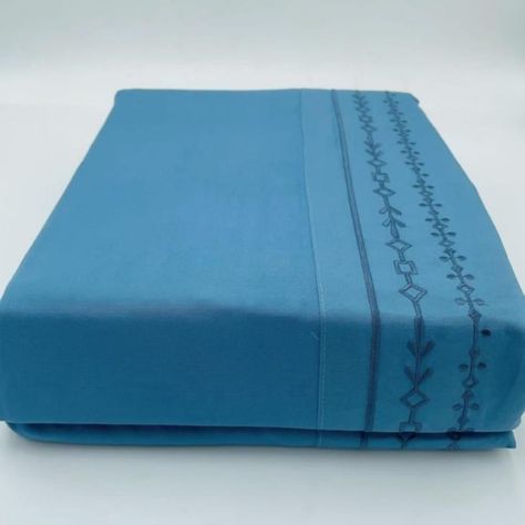juego de sabanas bordadas- azul- king-1