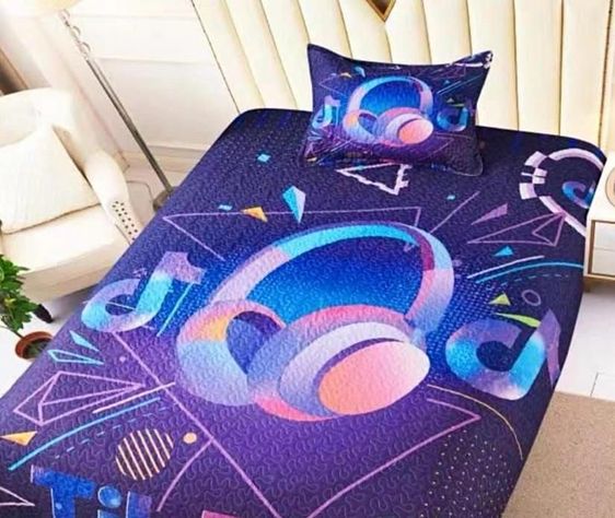 Cubrecama de microfibra estampado 1.5P - 25-1
