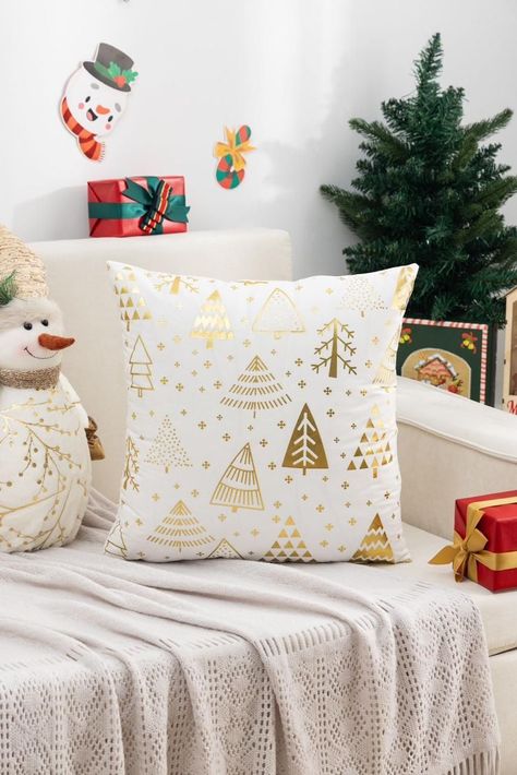 Cojín navideño con diseño estampado - D01-1