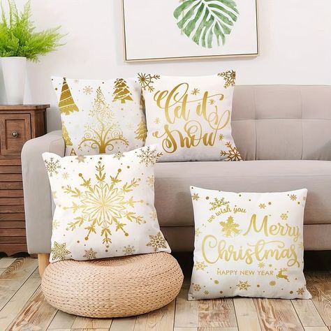 Cojín navideño con diseño estampado - D01-2