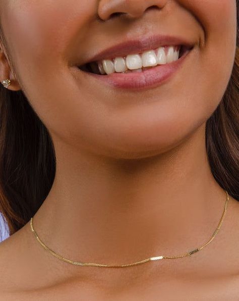 COLLAR LIGNE BAÑO EN ORO-1