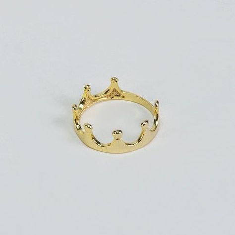 ANILLO MIDI CORONA BAÑO EN ORO-0