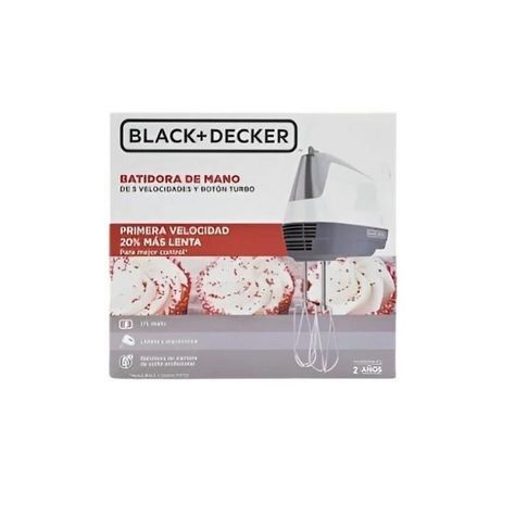 Batidora De Mano Black+Decker 5 Velocidades MX-1500-1