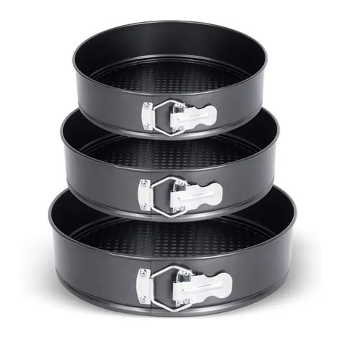 Moldes Para Hornear Pack De 3 De Diferentes Tamaño-0