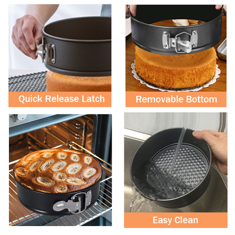Moldes Para Hornear Pack De 3 De Diferentes Tamaño-6