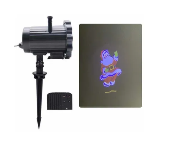 Proyector De Luz Diferentes Patrones Festividades Navidad Año Nuevo-1