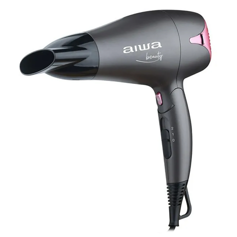 Secador De Pelo Aiwa AW-THD1839 Sin Frizz-0