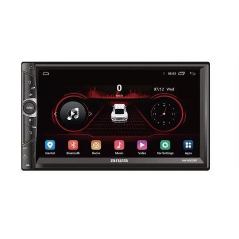Radio para Auto Aiwa Aw-a502bt 2 Din Android Touch Hd De 7'' Color Negro-0