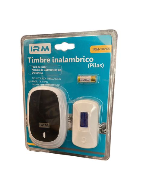 Timbre Inalámbrico Portátil Sin Cables Fácil Instalación-0