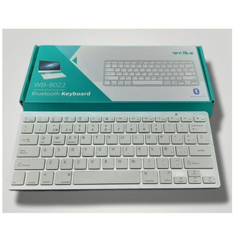 Teclado Bluetooth Weibo Español Ultradelgado-3