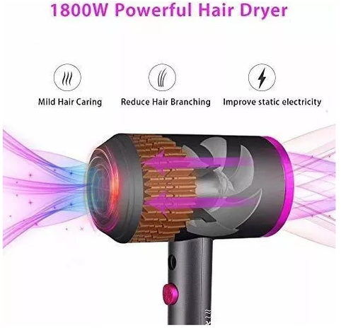 Secador De Cabello Iónico Aire Frio Y Aire Caliente-2