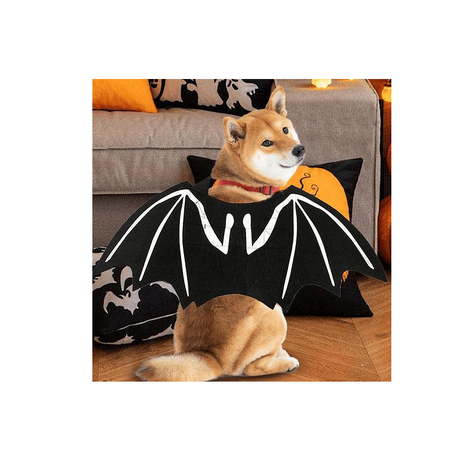 Disfraz De Murciélago Halloween Para Mascotas-0