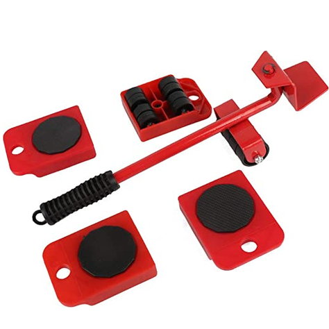 Elevador De Muebles Ergonómico De 4 Rodillos Aparatos Pesados 150Kg-5