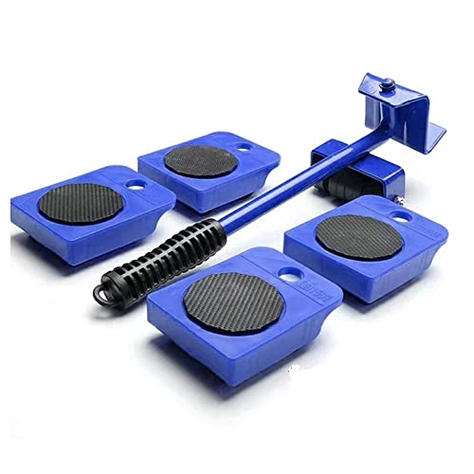Elevador De Muebles Ergonómico De 4 Rodillos Aparatos Pesados 150Kg-0