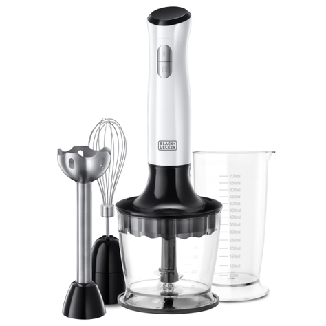 Batidora De Inmersión 3 en 1 Black + Decker 700W HB24710-CL-0