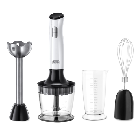 Batidora De Inmersión 3 en 1 Black + Decker 700W HB24710-CL-1