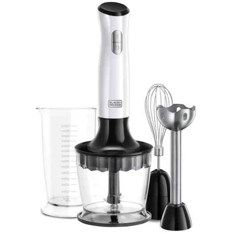 Batidora De Inmersión 3 en 1 Black + Decker 700W HB24710-CL-3