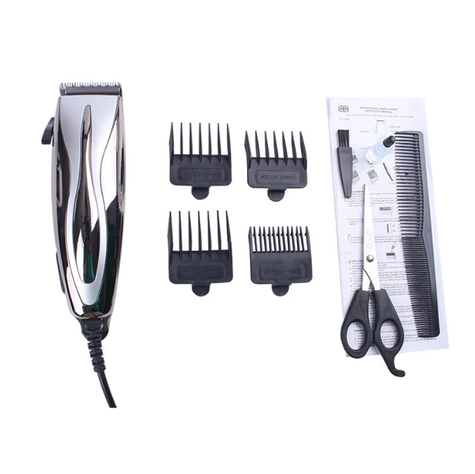 Maquina Cortadora De Pelo Masculina Afeitadora Hoja Ajustable-4