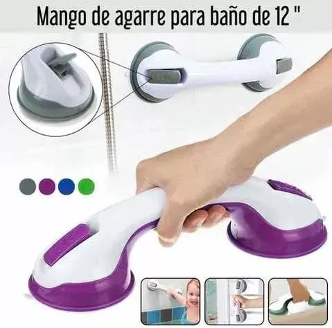 Agarradera Manilla Para Ducha Soporte De Baño Tina Hogar-3