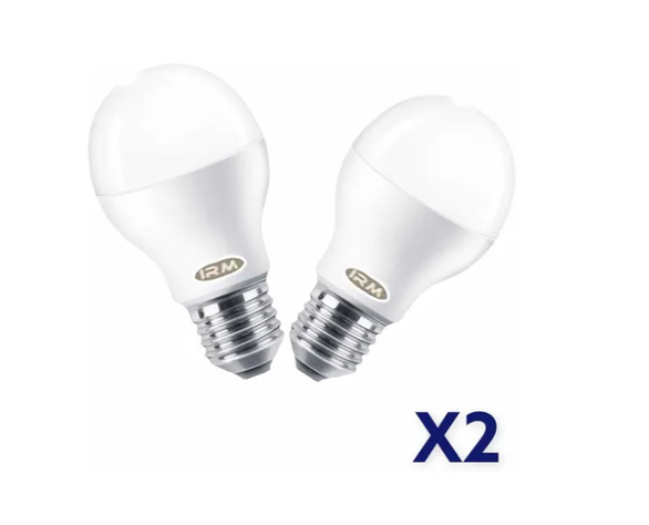 Pack De 2 Ampolletas Led De 15w Luz Fría Bombillas-3