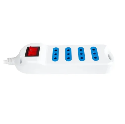 Alargador Cable De Extensión De Alimentación De 4 Entradas-1